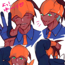 This is a pixiv picture whose title is キバナさんの笑顔が素敵すぎて.