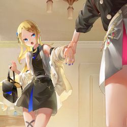 This is a pixiv picture whose title is オリキャラちゃん.