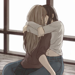 This is a pixiv picture whose title is 百合.