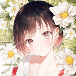 This is a pixiv picture whose title is はなのささやき.