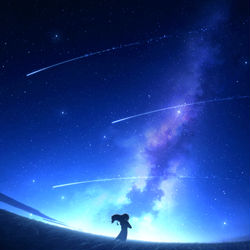 This is a pixiv picture whose title is luminous.
