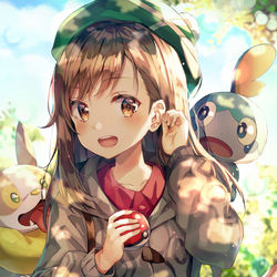 This is a pixiv picture whose title is 長髪ユウリ♥.