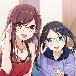 This is a pixiv picture whose title is 甘奈と三峰.