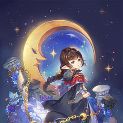This is a pixiv picture whose title is The Moon.
