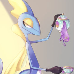 This is a pixiv picture whose title is あくまで ポケモンですから.
