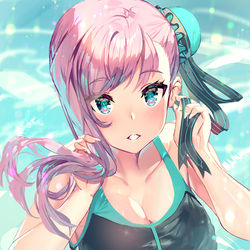 This is a pixiv picture whose title is プールにて.