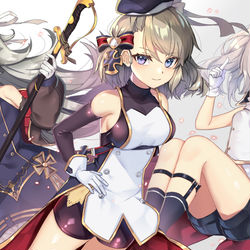 This is a pixiv picture whose title is 鉄血.