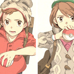 This is a pixiv picture whose title is ポケモン剣盾 主人公.