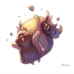 This is a pixiv picture whose title is 例のリス.