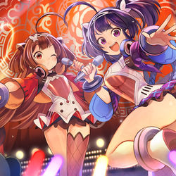 This is a pixiv picture whose title is 東煌シスターズ！.