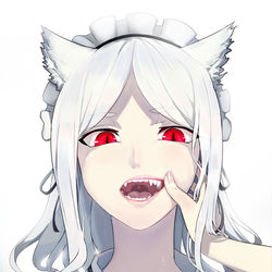 This is a pixiv picture whose title is 狂犬注意（オオカミ）.