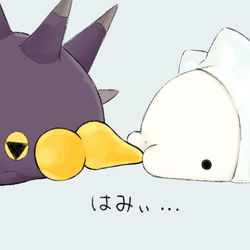This is a pixiv picture whose title is ユキハミとバチンウニ.