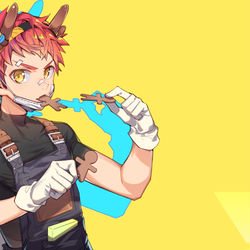 This is a pixiv picture whose title is 小鹿~.