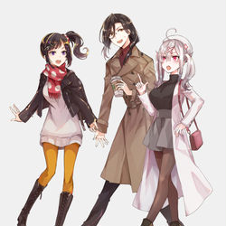 This is a pixiv picture whose title is 冬服.