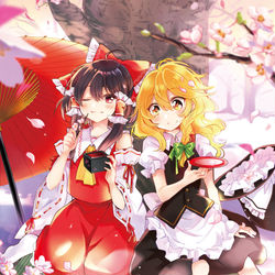 This is a pixiv picture whose title is 桜花爛漫.
