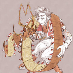 This is a pixiv picture whose title is KABU... and some kibakabu.