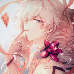 This is a pixiv picture whose title is 1207キアナ诞生祭.