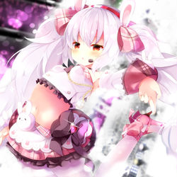 This is a pixiv picture whose title is 🐰ウサウサアイドル🐰.