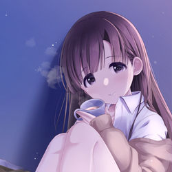 This is a pixiv picture whose title is 押されて.