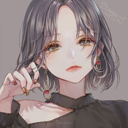 This is a pixiv picture whose title is 秋色メイク２.