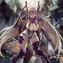 This is a pixiv picture whose title is last origin ポクール"大魔王".