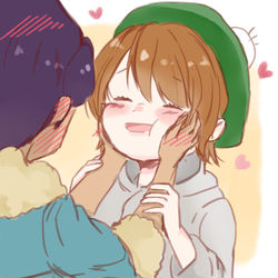 This is a pixiv picture whose title is ホプユリ.