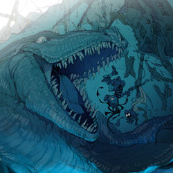 This is a pixiv picture whose title is 海の猛者.