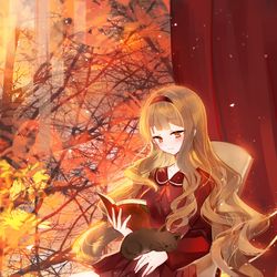 This is a pixiv picture whose title is 晚秋.