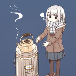 This is a pixiv picture whose title is だるまストーブ.