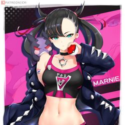 This is a pixiv picture whose title is 悪.