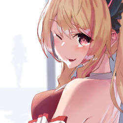 This is a pixiv picture whose title is When I see you again.