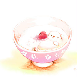 This is a pixiv picture whose title is おかゆ.