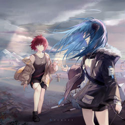 This is a pixiv picture whose title is 👼.