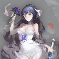 This is a pixiv picture whose title is honkai.