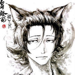 This is a pixiv picture whose title is 【極道畫師】BEASTARS擬人.