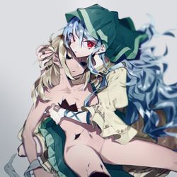 This is a pixiv picture whose title is 埴安神.