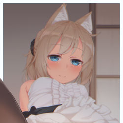 This is a pixiv picture whose title is 非実在狐っ娘.