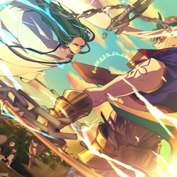 This is a pixiv picture whose title is 【FGO・バビロニア】賢王多め.