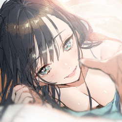 This is a pixiv picture whose title is 「おはよ～遅刻しちゃうよ･･･？」.