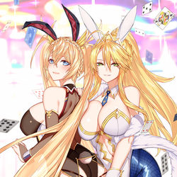 This is a pixiv picture whose title is Artoria x Bradamante.