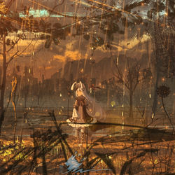 This is a pixiv picture whose title is 霖.