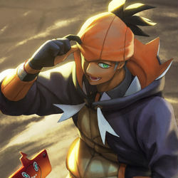 This is a pixiv picture whose title is キバナ.