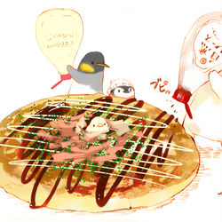 This is a pixiv picture whose title is お好み焼き.