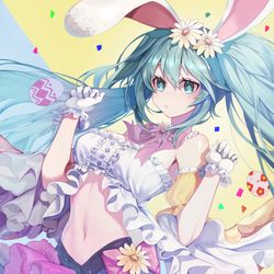 This is a pixiv picture whose title is MIKU TAITO 2nd Spring.