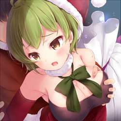This is a pixiv picture whose title is クリスマス衣装.