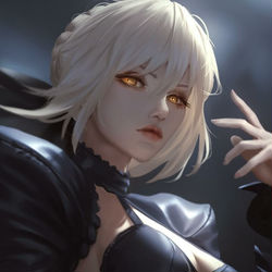 This is a pixiv picture whose title is Arturia Pendragon Saber Alter.