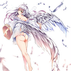This is a pixiv picture whose title is ふくろうっ娘.