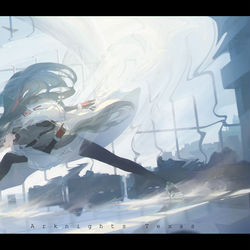 This is a pixiv picture whose title is Arknights·無刀の境.