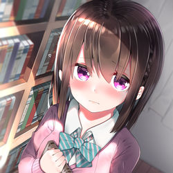 This is a pixiv picture whose title is 袖を掴む女の子.