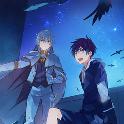 This is a pixiv picture whose title is 夜空.